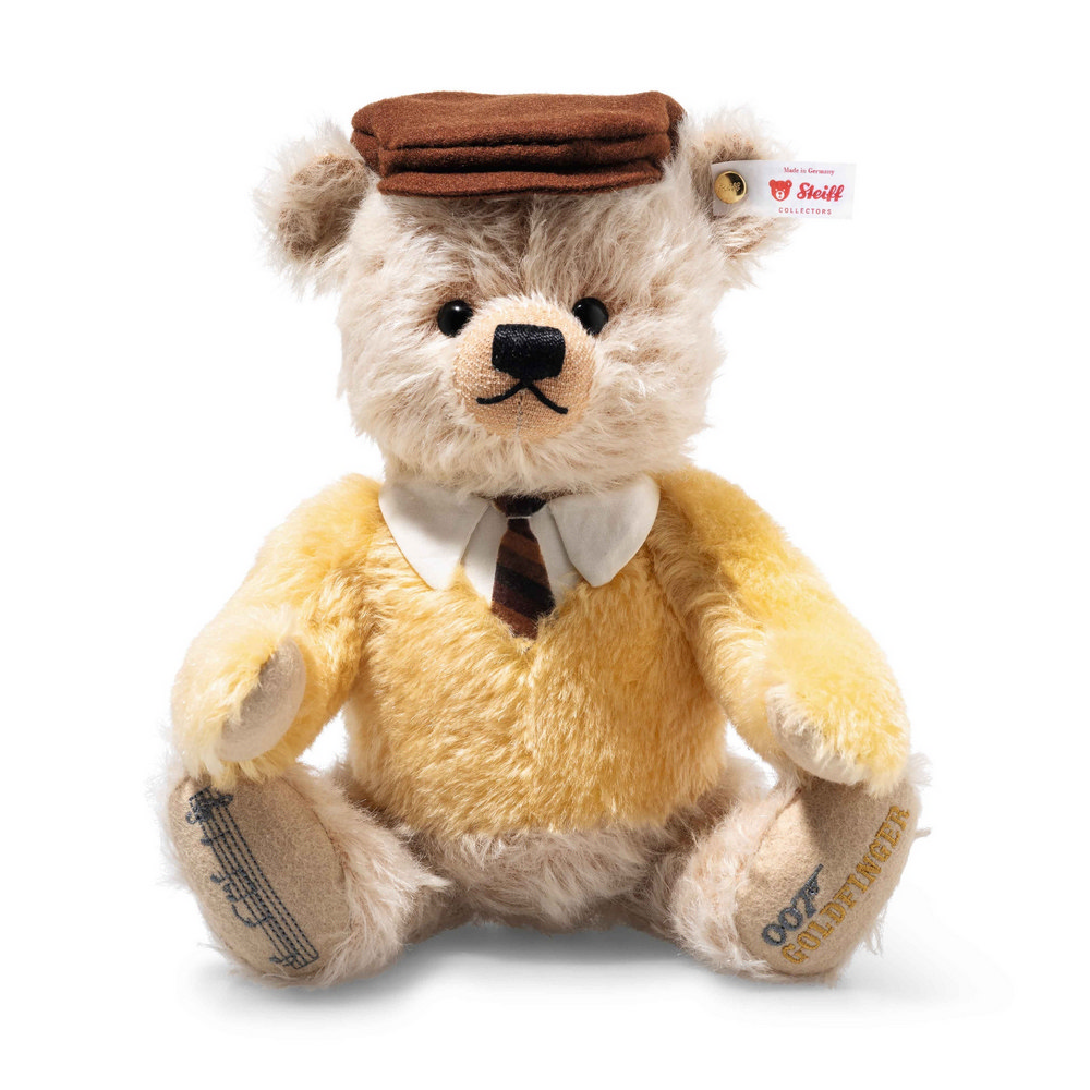 Steiff wճ}: James Bond Villains Auric Goldfinger Teddy bear  L/E1964