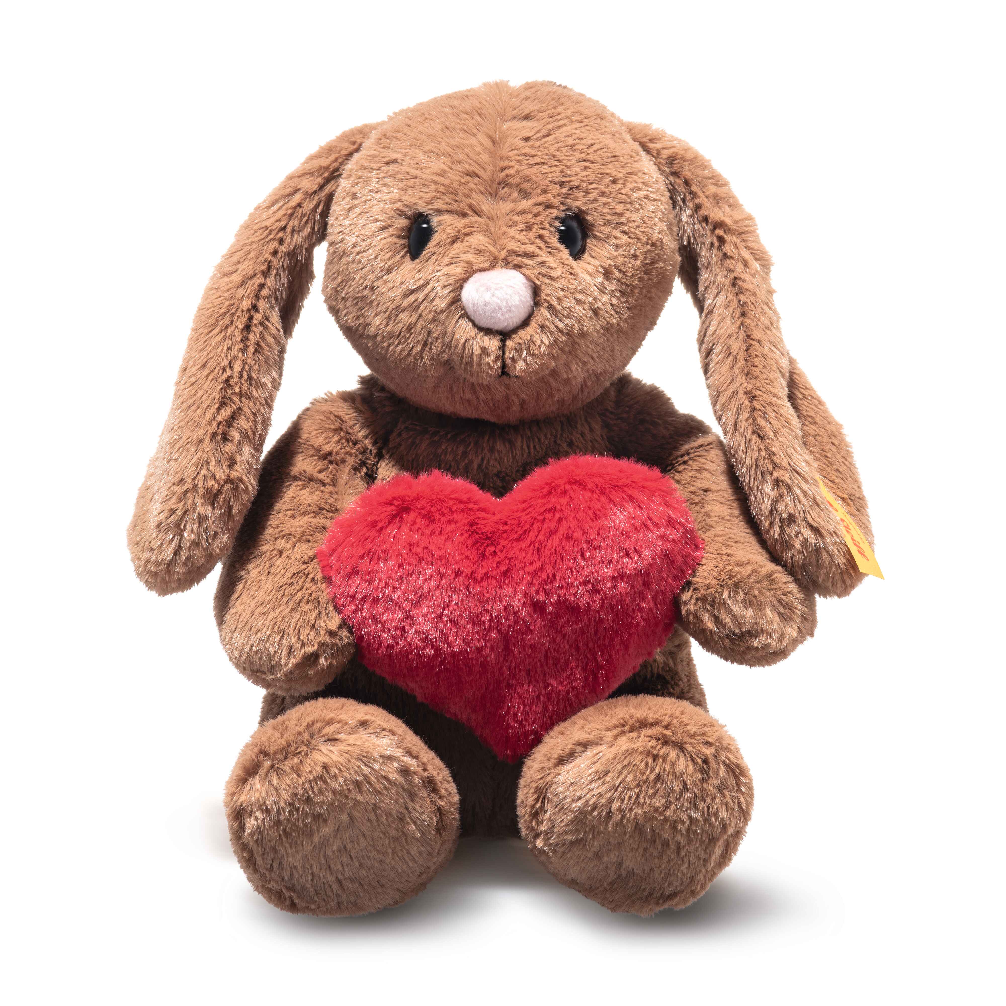 Steiff �w����ճ����}��: Hoppie rabbit �V Love brown