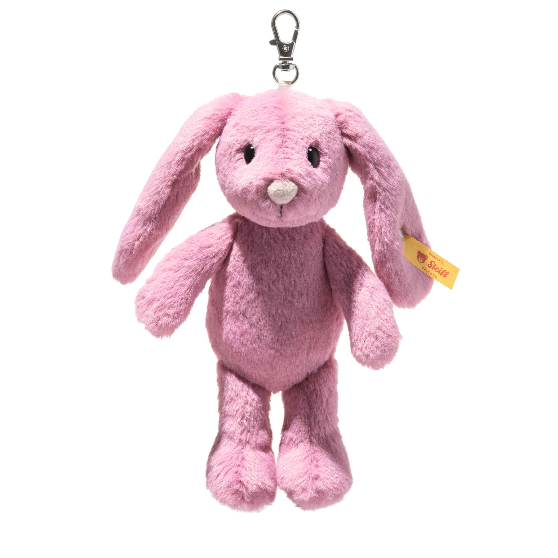 Steiff �w����ճ����}��: Pendant Hoppie rabbit keyring pink