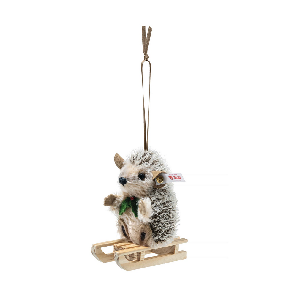 Steiff wճ}: Sledding hedgehog ornament  L/E750